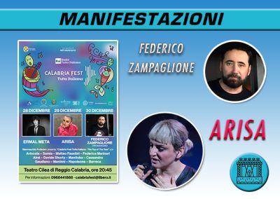 Calabria Fest 2021 | Arisa e Federico Zampaglione (29-30.12.2021)