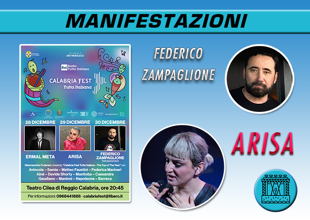 Calabria Fest 2021 | Arisa e Federico Zampaglione (29-30.12.2021)