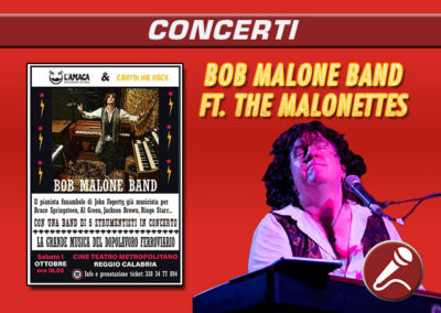 Bob Malone Band + The Malonettes | European Tour (01-10-2022)